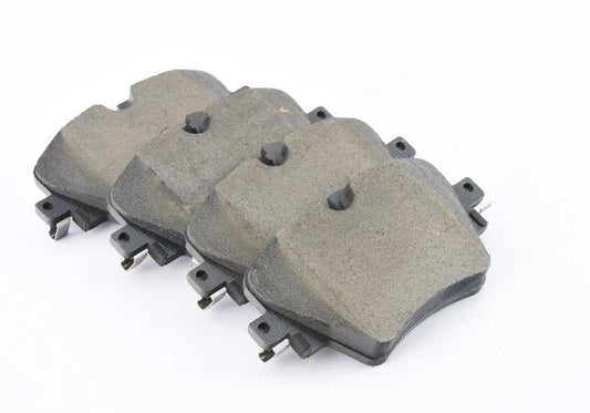 Kit reparación pastillas de freno sin amianto OEM 34106884497 para BMW G30, G38, G01, G08, G02. Original BMW.