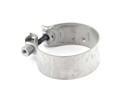 Abrazadera de escape Ø80mm OEM 18308635798 para BMW F20, F21 (M140i, M140i xDrive). Compatible con todos los modelos mencionados. Pieza original BMW.