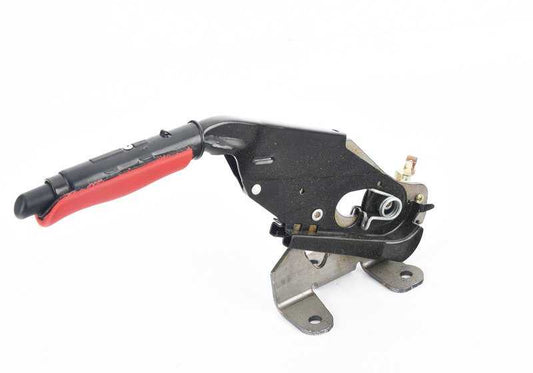 Palanca de freno de mano de cuero rojo OEM 34416753616 para BMW Z8 E52. Original BMW.