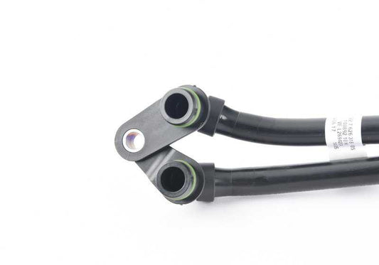 Tubo de aceite del radiador de la transmisión OEM 17227626318 para BMW F20, F21, F22, F23, F30, F32, F33, F34, F36. Original BMW.
