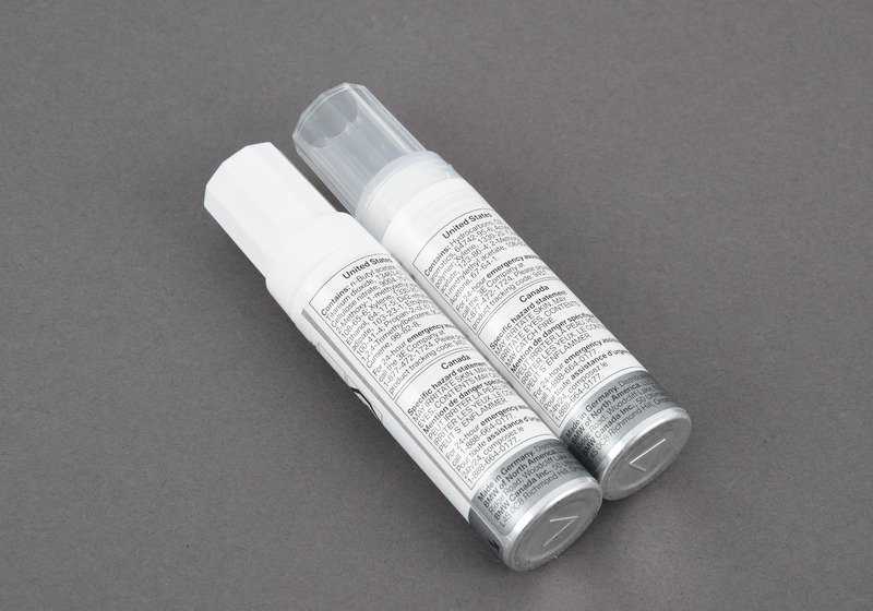 Pencil paint (Touch-Up Stick) Sophisto Gray Met. OEM 51912148493 for BMW {all compatible models}. Original BMW.