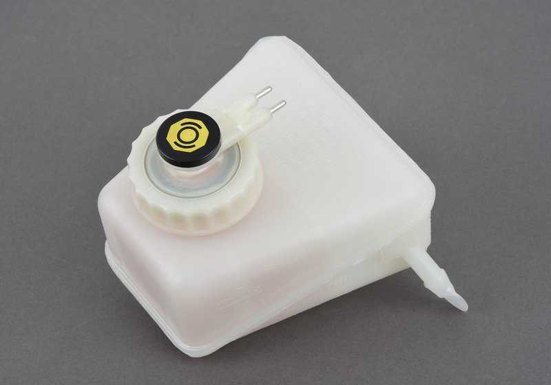 Depósito de líquido de frenos OEM 34321158840 para BMW E34, E38. Recambio original BMW.