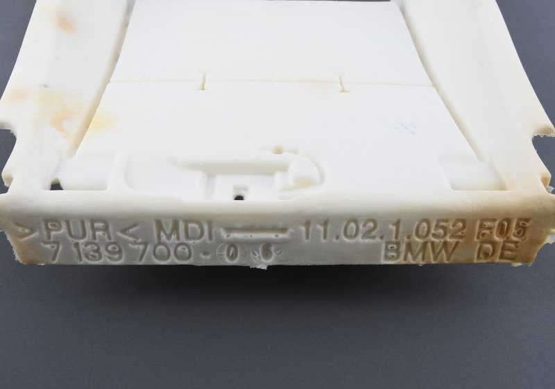 Parte de tapizado asiento deportivo para BMW E90, E91, E84 (OEM 52107139700). Original BMW