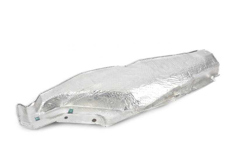 Right front thermal insulator OEM 51487059365 for BMW E81, E82, E87, E87N, E88, E90, E90N, E91, E91N, E92, E92N, E93, E93N, E84. Original BMW.