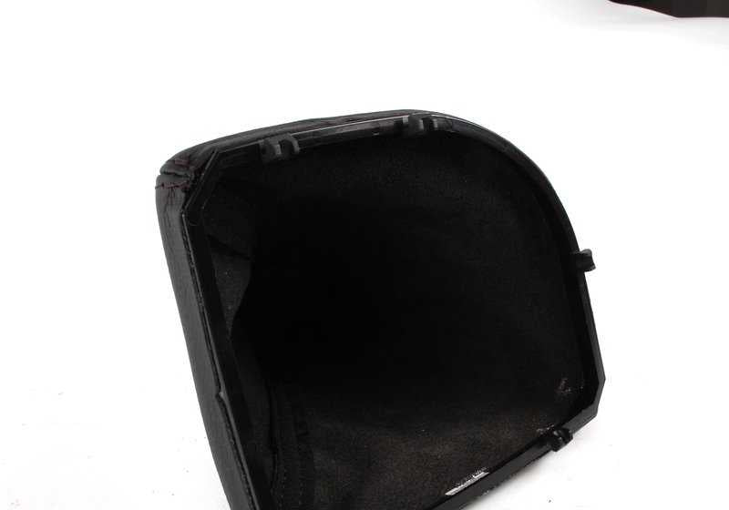 Recubrimiento de palanca de mando en cuero OEM 25117552506 para BMW Serie 5 E60, E61 (2003-2007). Original BMW.