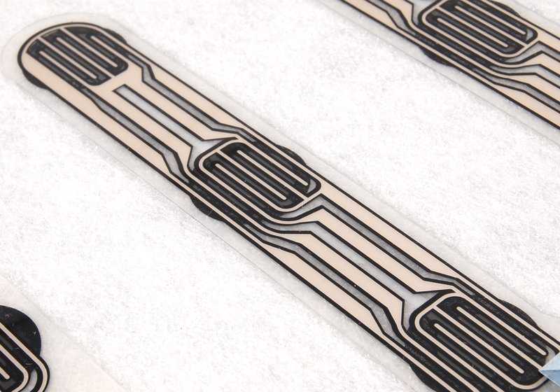 Alfombrilla de sensor de detección de asiento del acompañante para BMW Serie 5 E39, Serie 7 E38 (OEM 65776949788). Original BMW