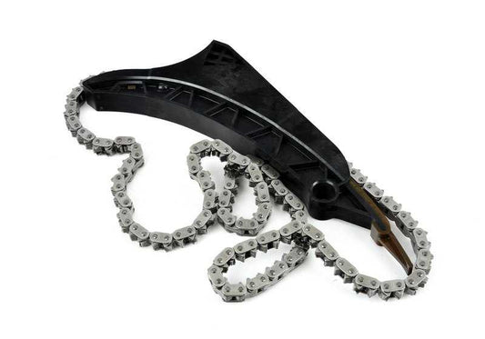 Chaîne de distribution avec rail de tenseur pour BMW 5 F07 Series, F10, F11, F90, G30, G31, série 6 F06, F12, F13, série 7 F01n, F02N, G11, G12, série 8 F91, F92, F93, X5 F15, X6 F16, X7 G07, XM G09 (OEM 11318658028). BMW d'origine.