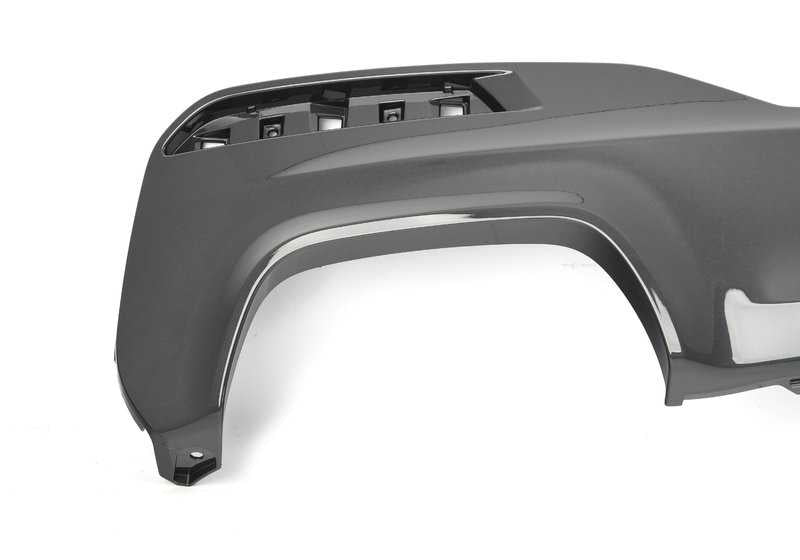Embellecedor trasero parachoques OEM 51128067763 para BMW G30 y G31. Repuesto original BMW.