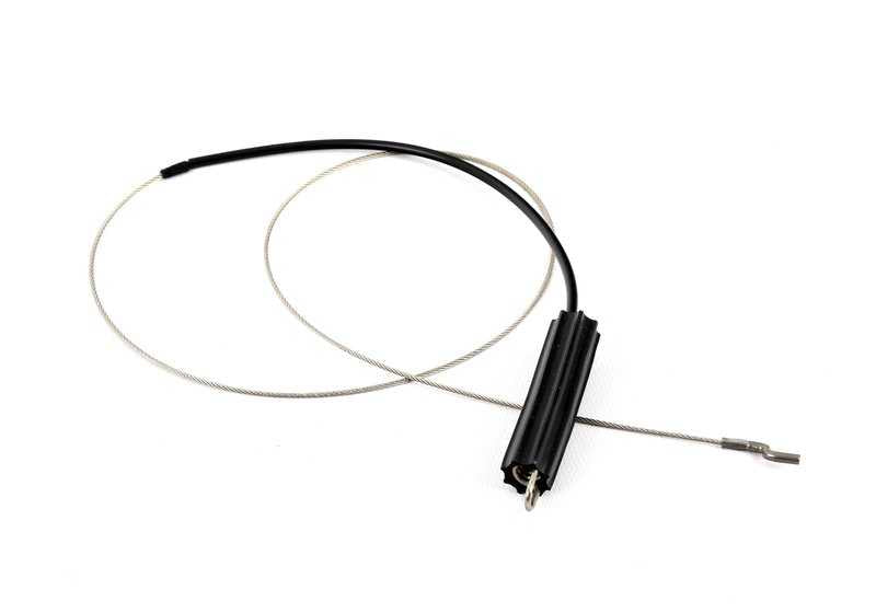 Cable tensor capota OEM 54347190755 para BMW E88 (118d, 118i). Original BMW.