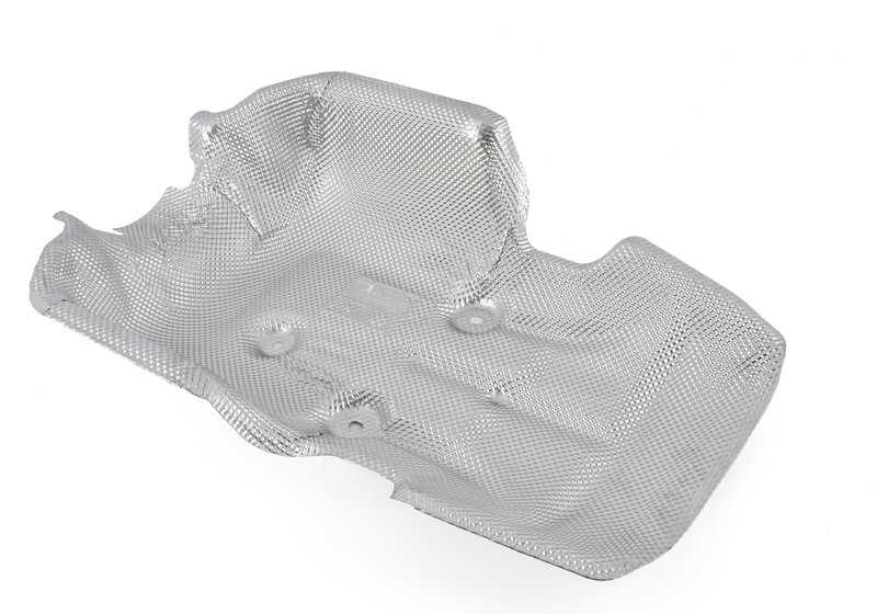 Aislador térmico silenciador OEM 51482754958 para MINI R56, R56 LCI, Cabrio R57, Coupé R58, Roadster R59. Original MINI.