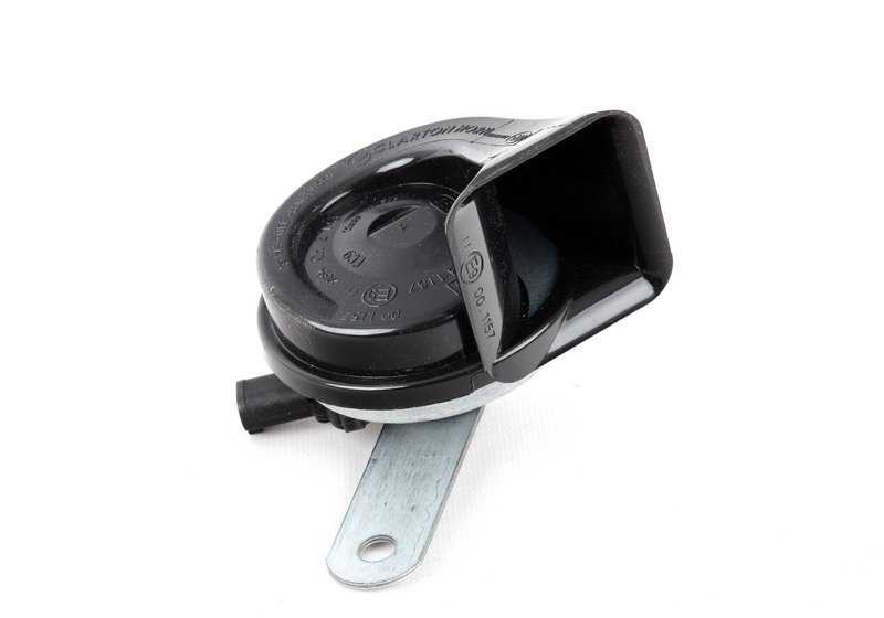 Bocina grave (Fanfare Tiefton) OEM 61337839348 para BMW E63, E64. Original BMW.