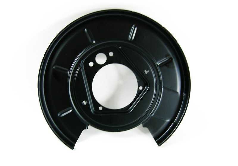 Protector de disco de freno derecho OEM 34211159934 para BMW E28, E34, E24, E23, E32. Original BMW.