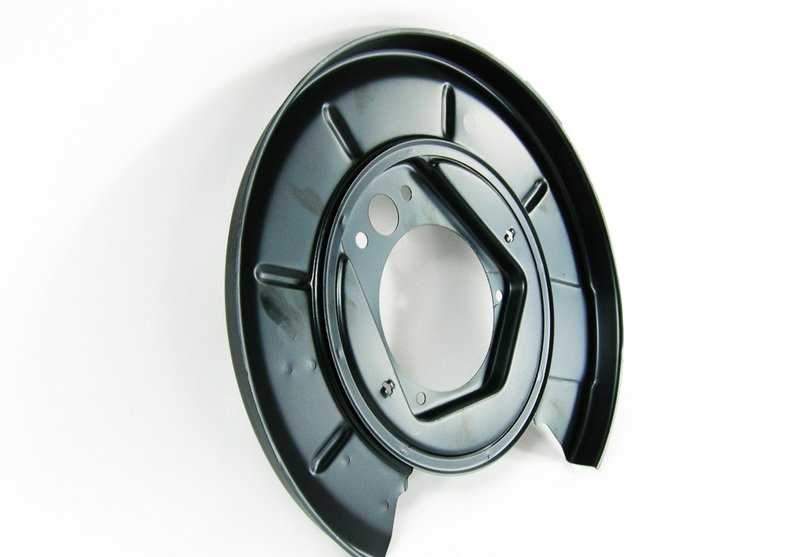 Protector de disco de freno derecho OEM 34211159934 para BMW E28, E34, E24, E23, E32. Original BMW.