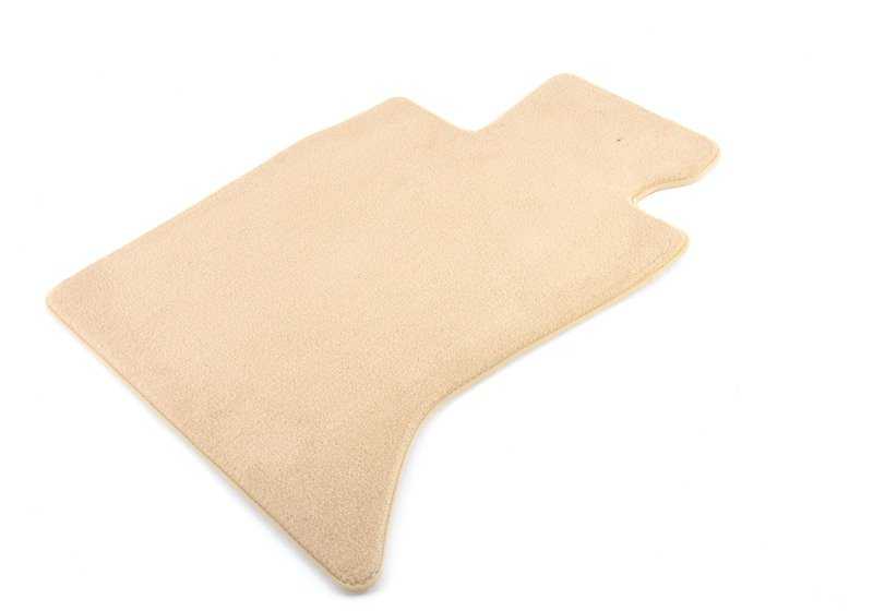 Beige OEM velvet carpets 51477351386 for BMW F10N and F11N (5 LCI Berlina and Touring series with XDRive). Full front and rear game. Original BMW.