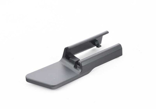 Tapa embellecedora guía asiento trasero izquierdo OEM 52107324973 para BMW F15, F16, F85, F86. Pieza original BMW.