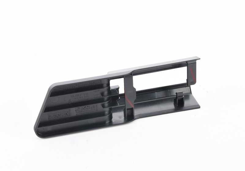 Tapa embellecedora guía asiento trasero izquierdo OEM 52107324973 para BMW F15, F16, F85, F86. Pieza original BMW.