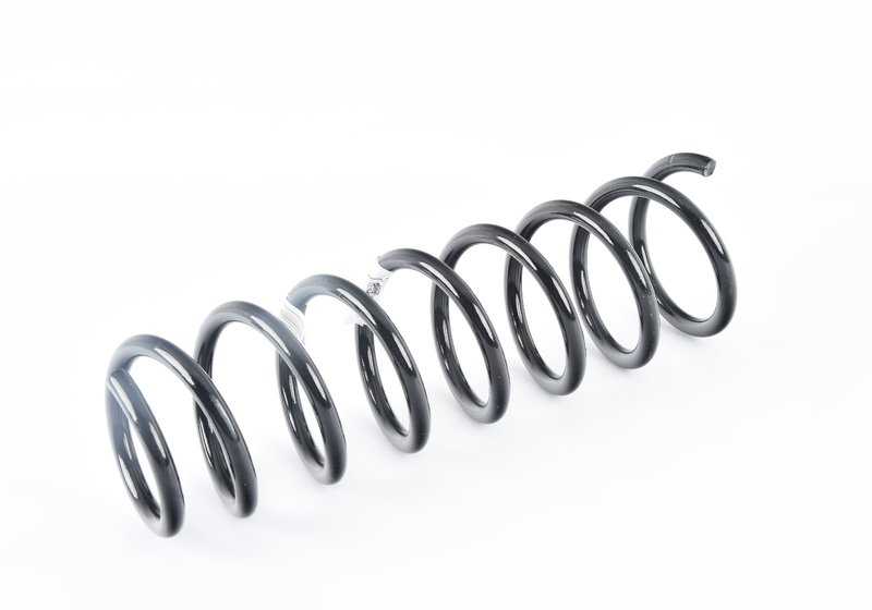 Muelle trasero OEM 33536761217 para BMW Serie 1 E81, E82, E87, E88 y Serie 3 E90, E91, E92, E93. Repuesto original BMW.