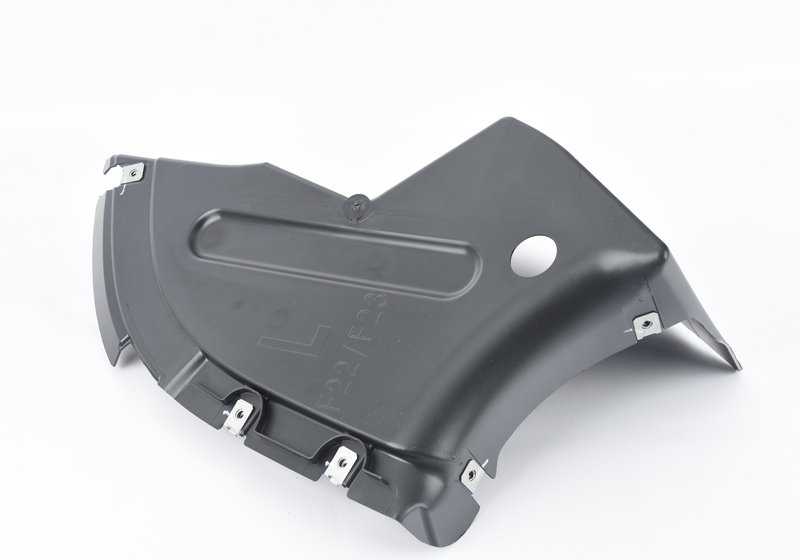 Protector inferior trasero izquierdo OEM 51757260765 para BMW F22, F23, F87. Original BMW.