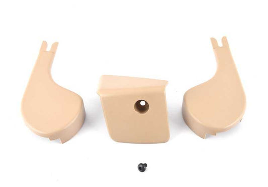 Set Hellbeige rivolto a sinistra OEM 52108260849 per BMW Serie 3 E46. BMW originale.