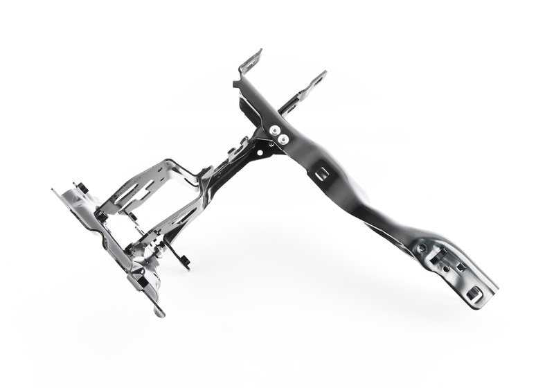Soporte izquierdo para faro delantero OEM 51647357213 para BMW G32, G32N, G11, G12. Original BMW.