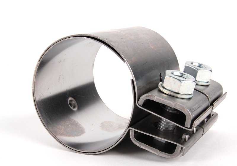Manguito de unión escape Ø63,5 mm OEM 18307536425 para BMW {E81, E87, F20, E90, E91, E92, E93, E39, E65, E66, E52} y MINI {R52, R53}. Original BMW y MINI.