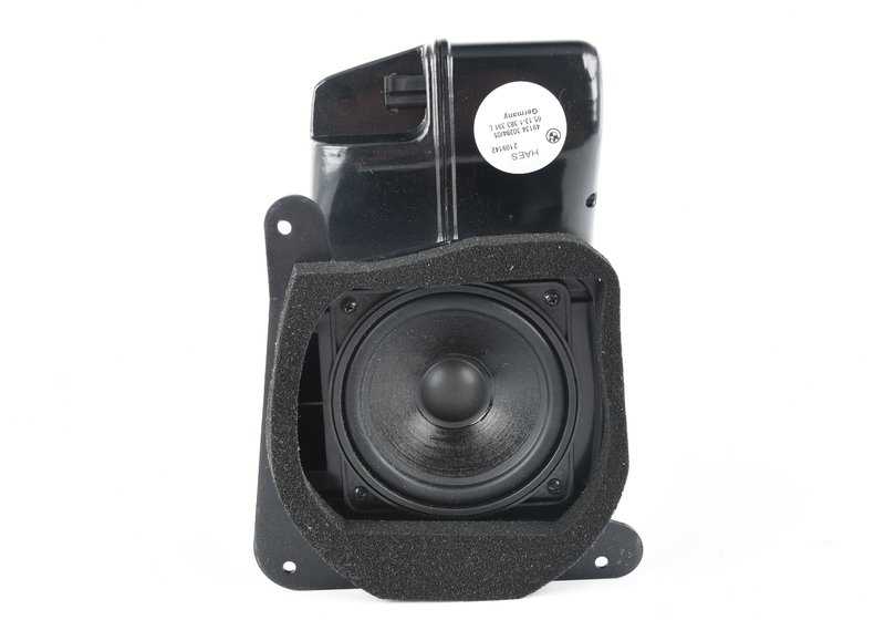 Altavoz izquierdo OEM 65131383391 para BMW Serie 8 E31 {840Ci, 840i, 850CSi}. Compatible con modelos con sistema HiFi. Original BMW.