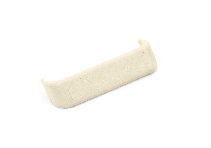 Tapa embellecedora blanca OEM 51441965318 para BMW Serie 6 E24 (635CSi). Original BMW.