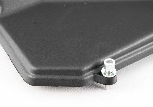 Tapa negra para caja de control OEM 12907831773 para BMW E39 (520i, 523i) y BMW E52. Pieza original BMW.