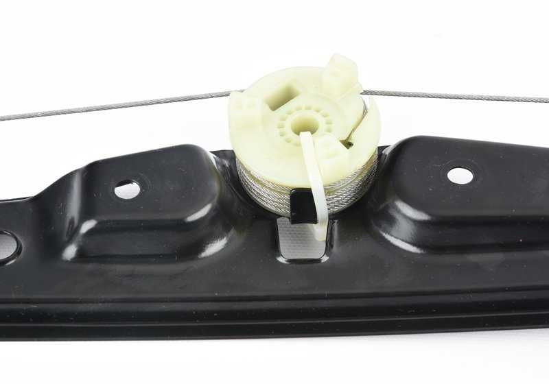 Elevador de ventanilla sin motor trasero derecho OEM 51357281888 para BMW F30, F31, F35, F80. Original BMW.
