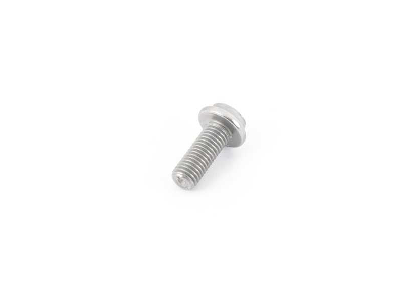 Tornillo ISA M7x18 OEM 13537521295 para BMW Serie 7 {E65,E66} 760i y 760Li con motor N73. Compatible con modelos producidos entre 2003 y 2008. Tornillo original BMW.