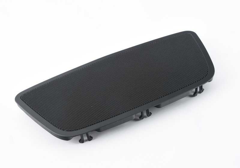 Rejilla altavoz central OEM 51459184150 para BMW X3 F25 y BMW X4 F26. Original BMW.