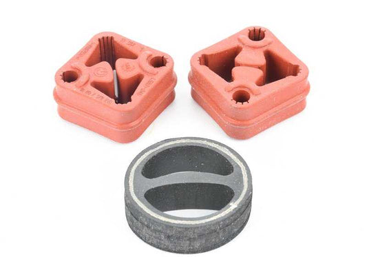 Kit de montaje para silencioso trasero OEM 18210151438 para BMW E36, Z3. Original BMW.