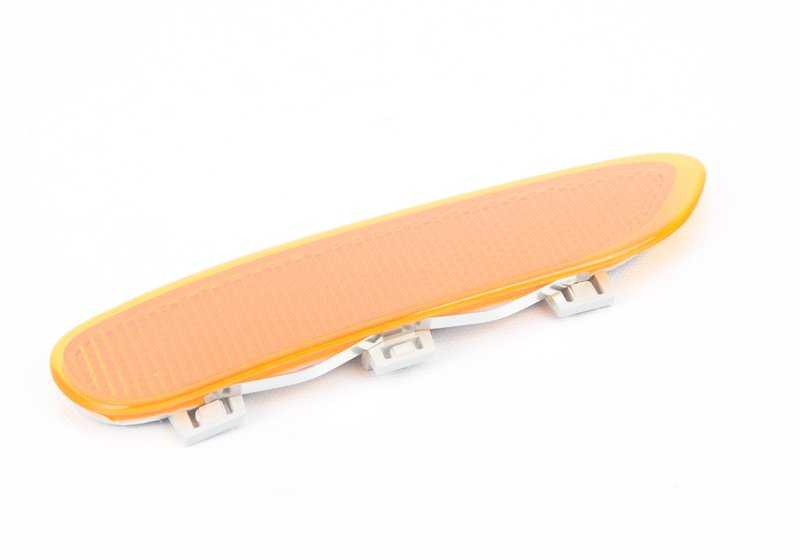 Reflector amarillo izquierdo OEM 63148383011 para BMW E46. Pieza original BMW.
