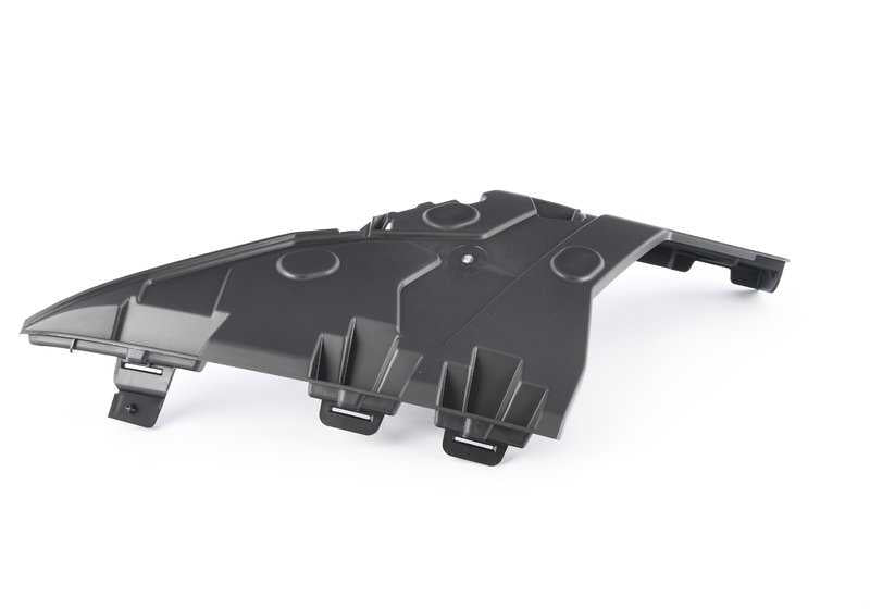 Refuerzo lateral delantero derecho OEM 51657337632 para BMW F16 y F86. Compatible con modelos X6 (sDrive35i, xDrive28i, xDrive30d, xDrive35i) de 2014 a 2019. Pieza original BMW.
