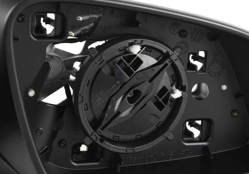 Espejo exterior derecho sin vidrio calentable OEM 51167268236 para BMW Serie 5 F10, F11. Original BMW.