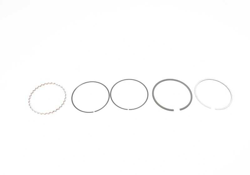 Juego de segmentos de pistón OEM 11251713178 para BMW E30, E28. Original BMW.