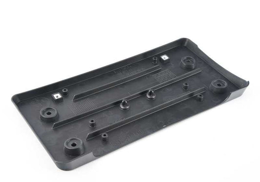 Soporte de matrícula OEM 51117397614 para BMW F30, F31. Original BMW.