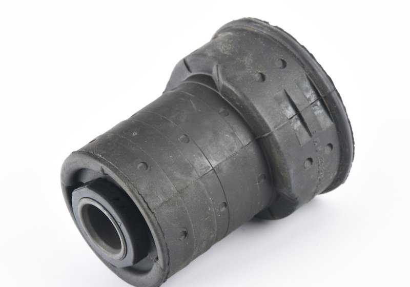 Silentblock de goma OEM 33311094036 para BMW Serie 5 E39. Compatible con el soporte del eje trasero. Original BMW.