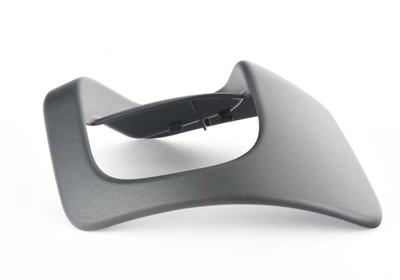 Embellecedor izquierdo de liberación respaldo asiento OEM 52106985581 para BMW E81, E82, E88, E92. Pieza original BMW.