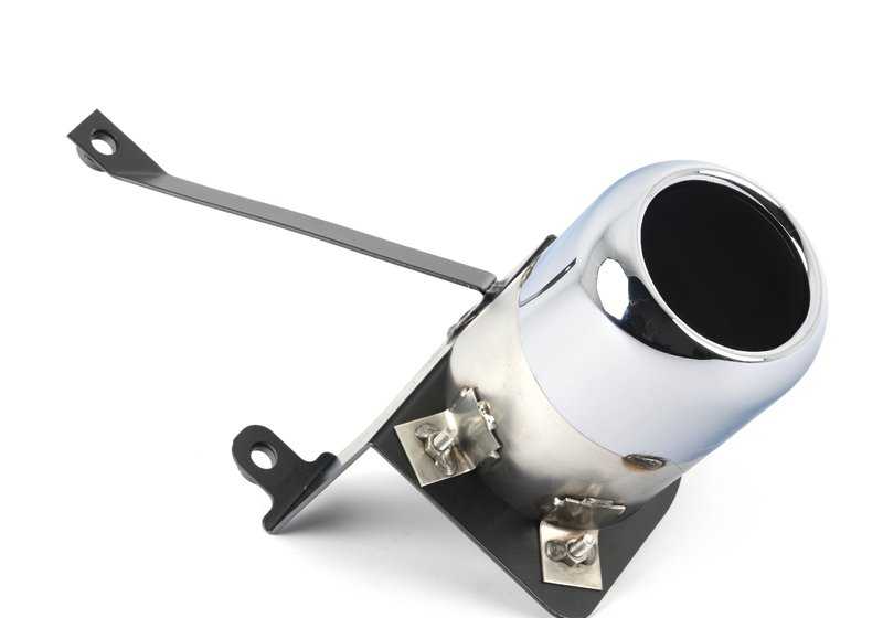Embellient of the left exhaust pipe OEM 18302199441 for Mini Countryman R60 JCW. Original Mini.