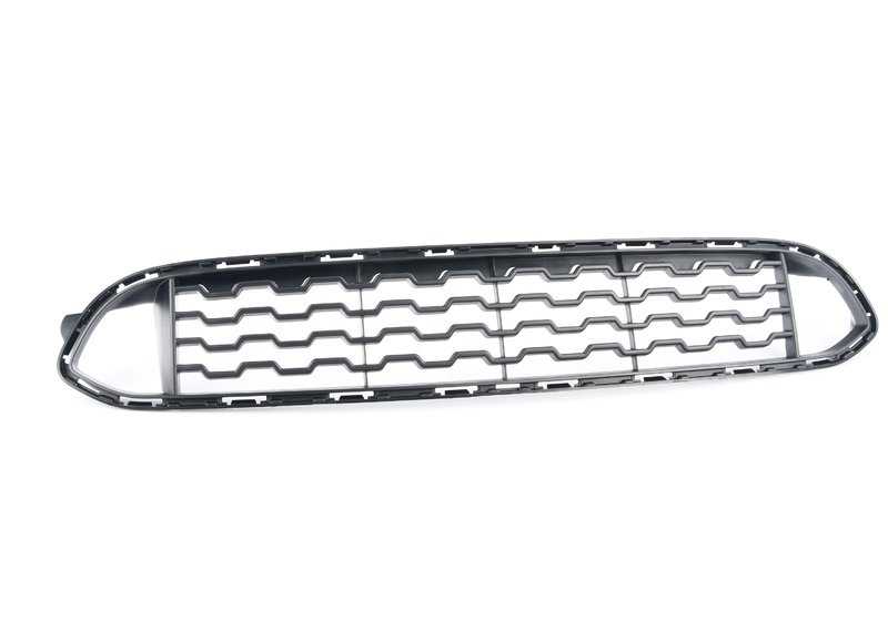 Rejilla central inferior parachoques OEM 51118056939 para BMW X3 F25. Compatible con modelos sDrive18d y sDrive20i de 2012 a 2017. Original BMW.