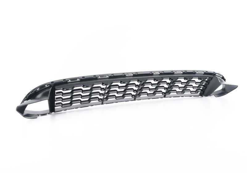 Rejilla central inferior parachoques OEM 51118056939 para BMW X3 F25. Compatible con modelos sDrive18d y sDrive20i de 2012 a 2017. Original BMW.