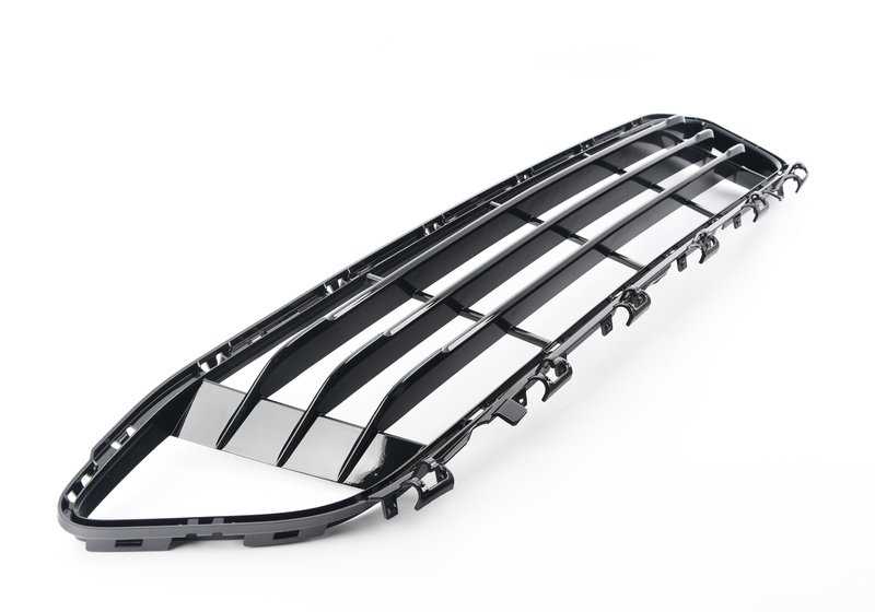 Rejilla central delantera abierta OEM 51117383353 para BMW X1 F48 y F49. Original BMW.