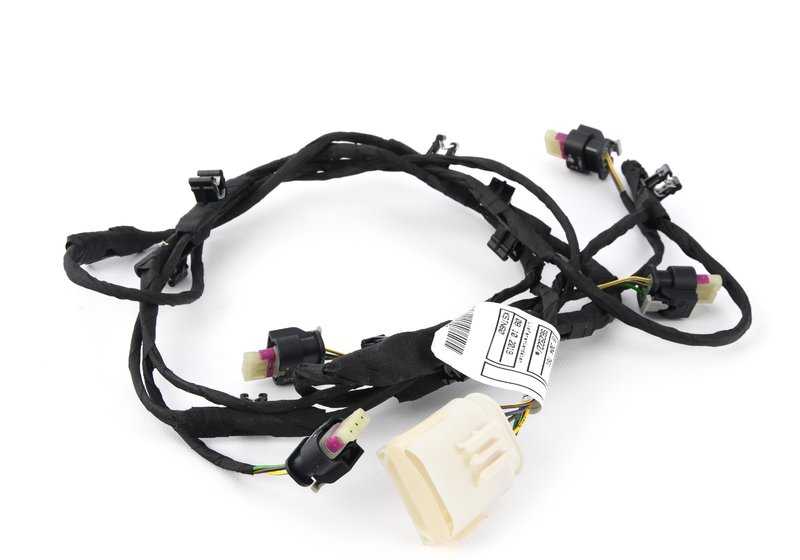 Cableado sensores de aparcamiento delanteros PDC OEM 61129286481 para BMW F10 y F11. Original BMW.