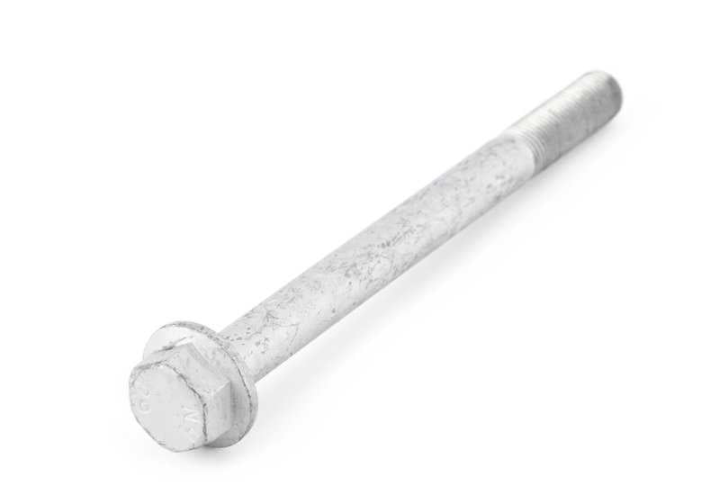 Tornillo hexagonal OEM 07129907282 para BMW X3 F25 y X4 F26. Útil para el montaje del puente trasero y transmisión trasera. Pieza original BMW.