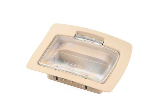 Caja de consola central beige OEM 51467110234 para BMW Z4 E85, E86. Original BMW.