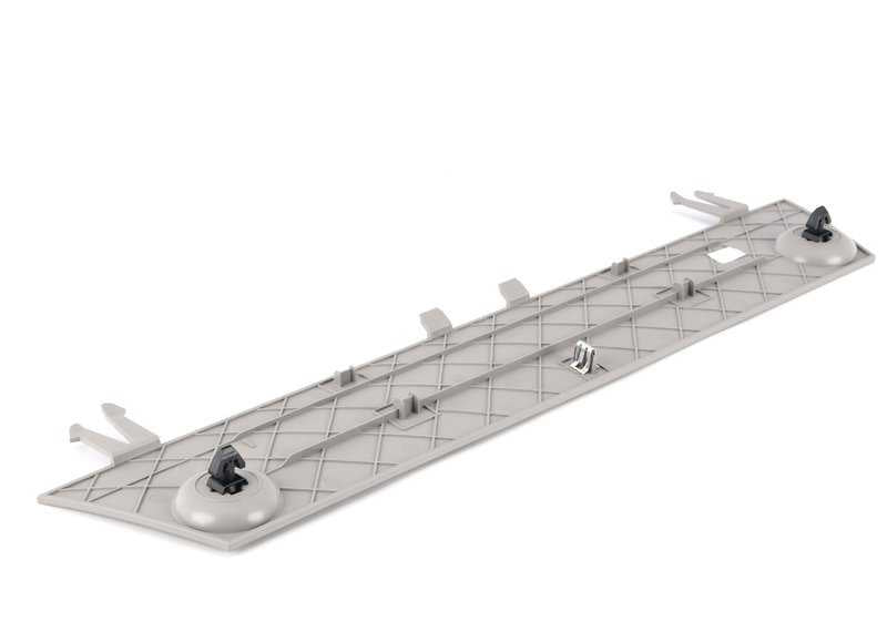 Tapa para triángulo de emergencia OEM 51497316762 color gris Everestgrau para BMW F31 y F31N. Pieza original BMW.