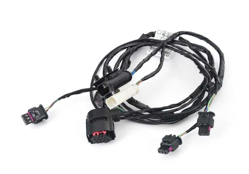 Cableado sensor paragolpes delantero OEM 61129260016 para BMW F30, F31, F32, F33, F34. Original BMW.