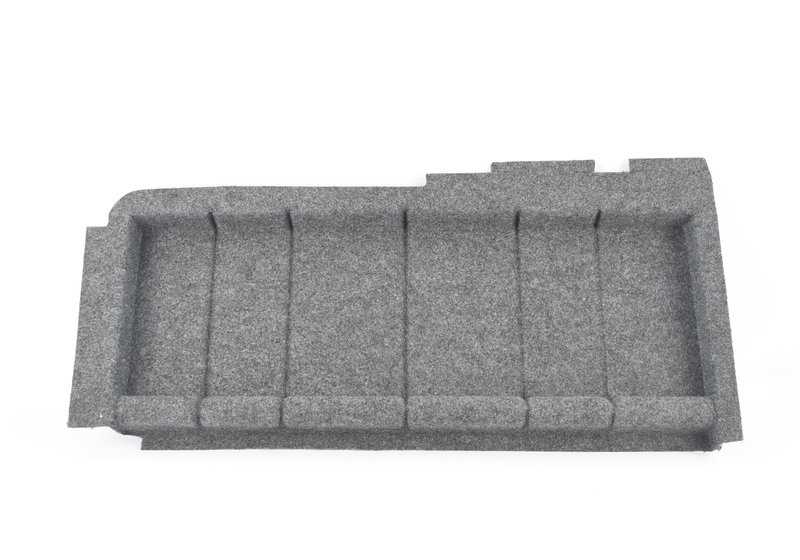 Panel lateral derecho maletero OEM 51478120520 para BMW E34. Pieza original BMW. Color antracita. Ideal para reemplazo si falta o está rota la tapa lateral del maletero.