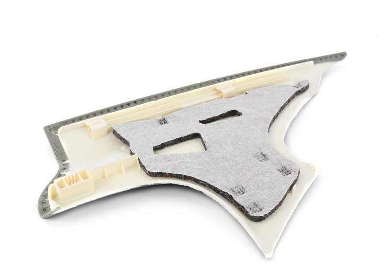 Cubierta pilar C izquierda para BMW Serie 3 E90, E90N (OEM 51437124795). Original BMW.